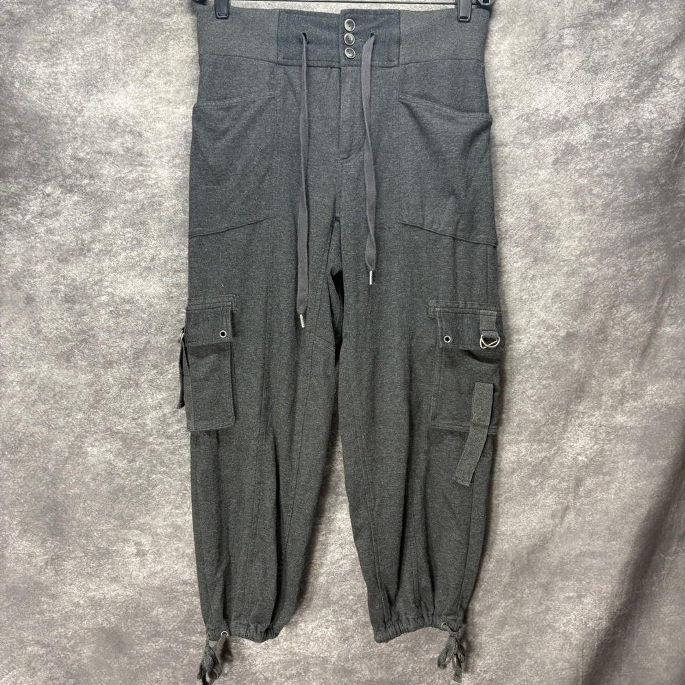 Free People Semi Charmed Cargo Jogger Pants Womens XS Charcoal Grey Gorpcore